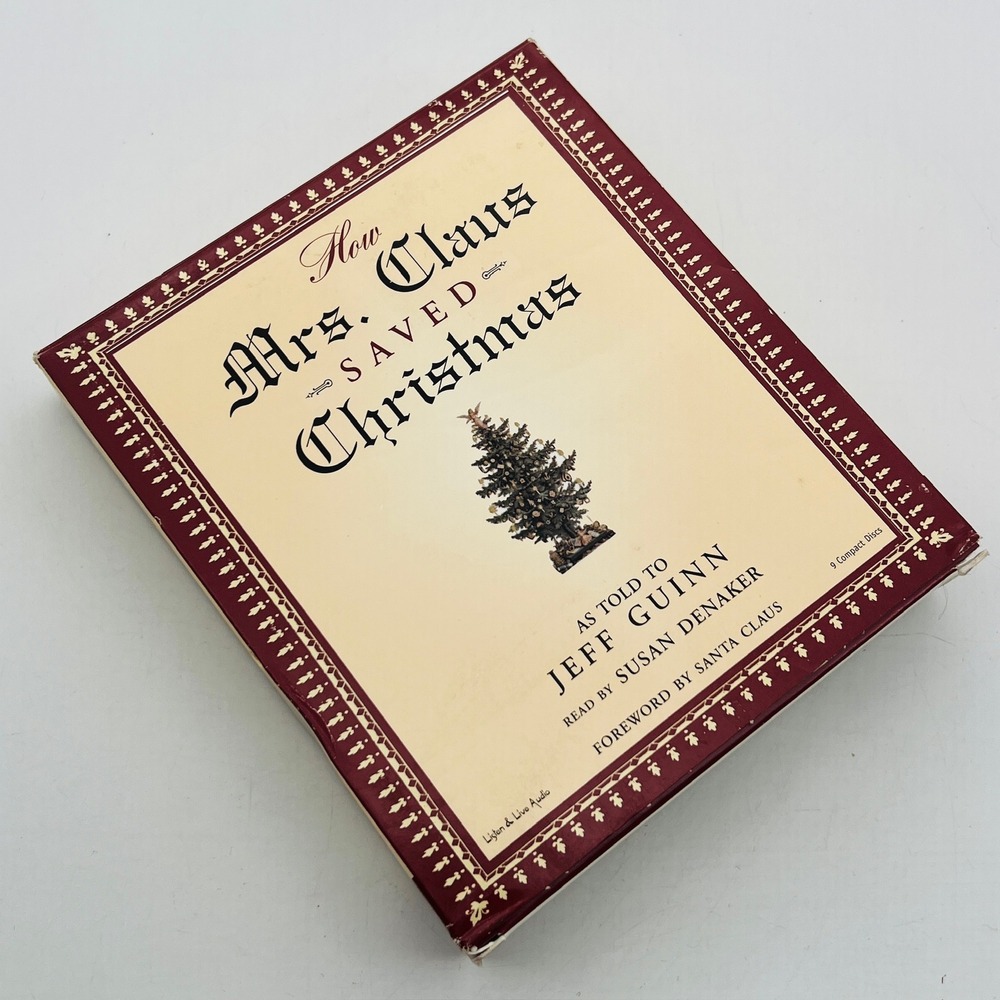 How Mrs Claus Saved‎ Christmas Jeff Guinn Audiobook 9 CD Set Unabridged Holiday